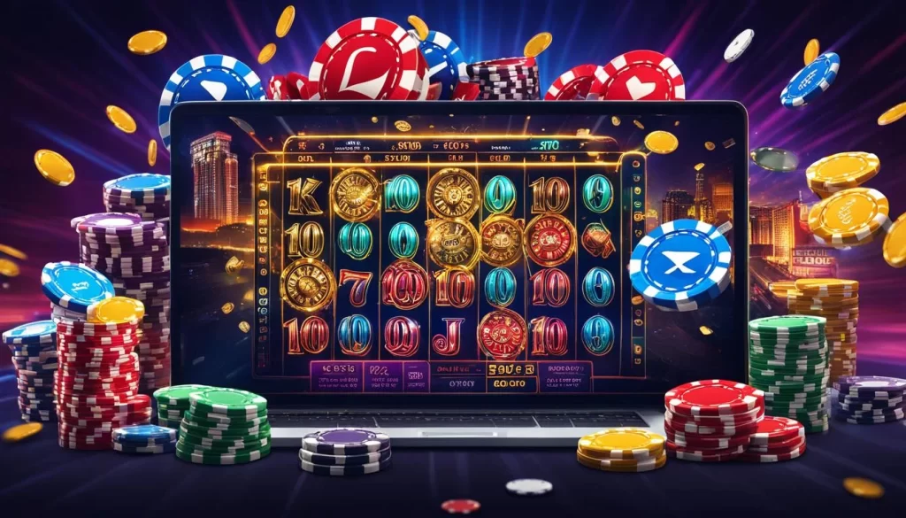 Vận động viên tennis đang giao bóng mạnh mẽ trên sân, tượng trưng cho cá cược tennis tại 8dayvn Casino